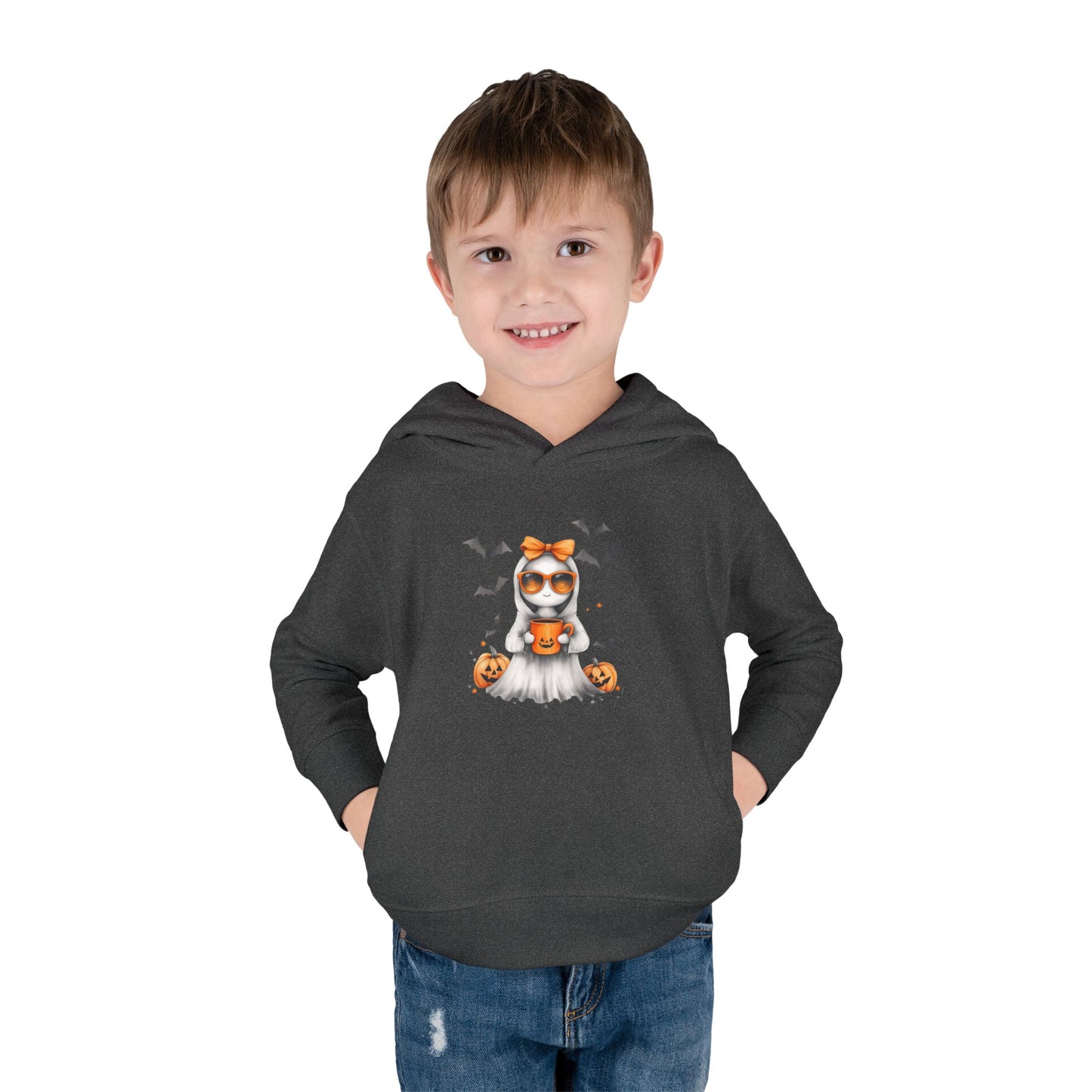 Adorable Halloween Toddler Fleece Hoodie with Cute Pumpkin Design, Kids Halloween Outfit, Fall Fashion, Cozy Kids Sweatshirt