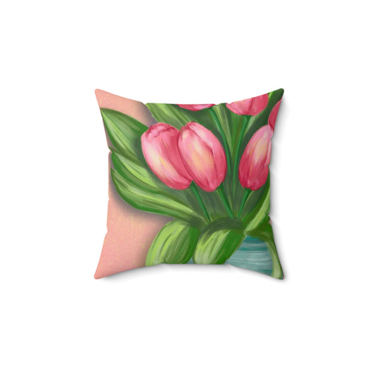Spun Polyester Square Pillow
