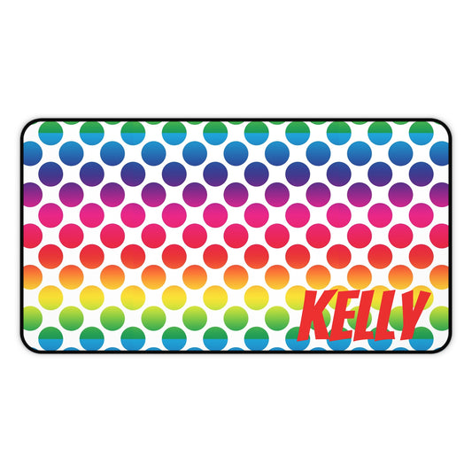 Personalized Colorful Desk Mat - Custom Gaming Mouse Pad, Office Decor, Unique Gift for Students, Home Office Accessories