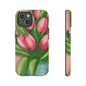 Floral Phone Case with Vibrant Tulips - Tough Cases for Garden Lovers, Spring Gifts, Nature Enthusiasts, Unique Gadget Accessories, [...]