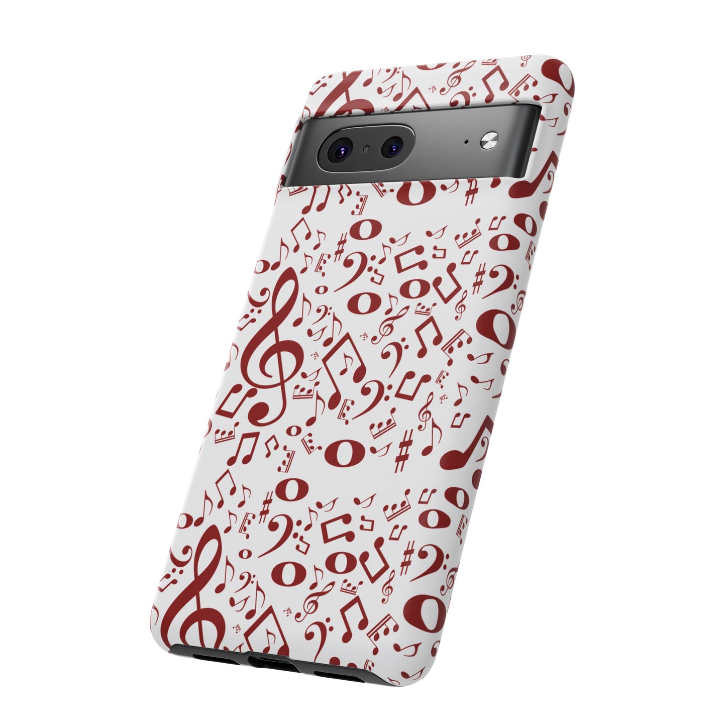 Musical Note Phone Case, Tough iPhone Cover, Gift for Musicians, Customizable, Music Lover's Accessory, Durable Phone Protection