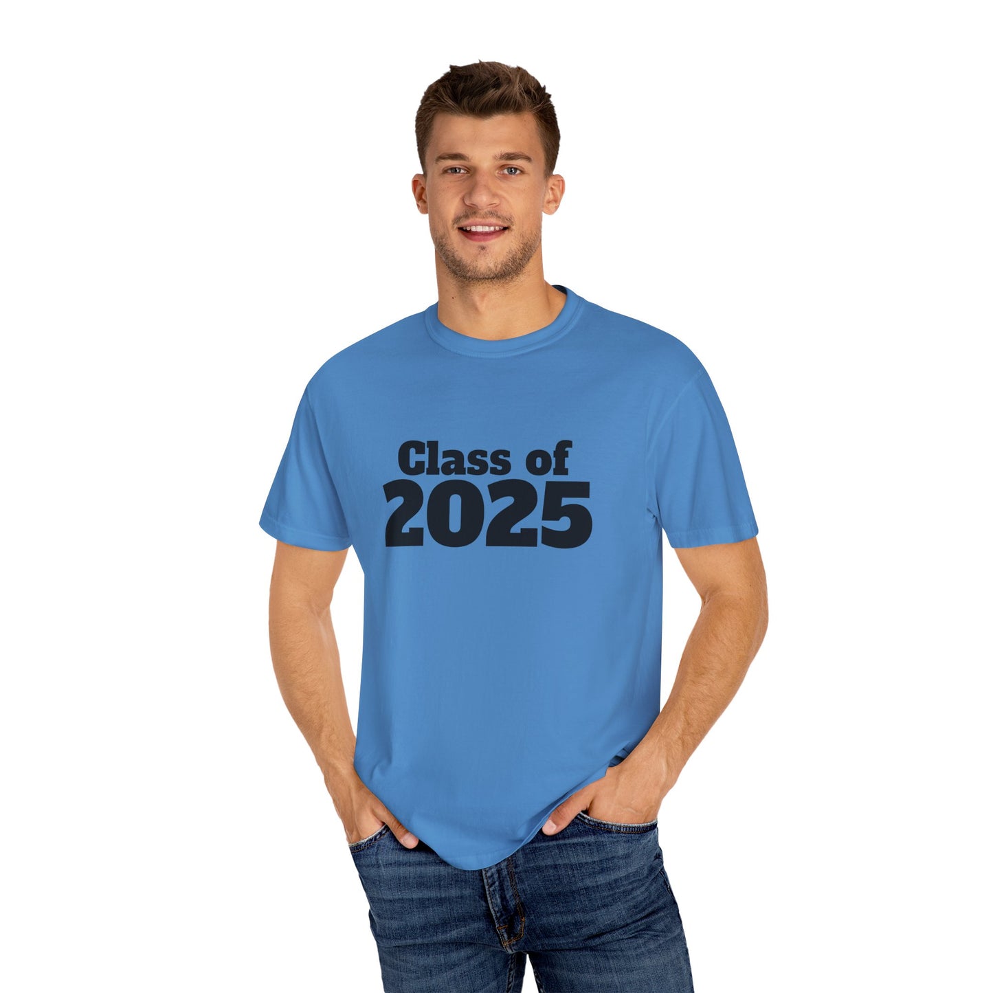 Class of 2025 Unisex Garment-Dyed T-Shirt, Graduation Gift, Back to School Tee