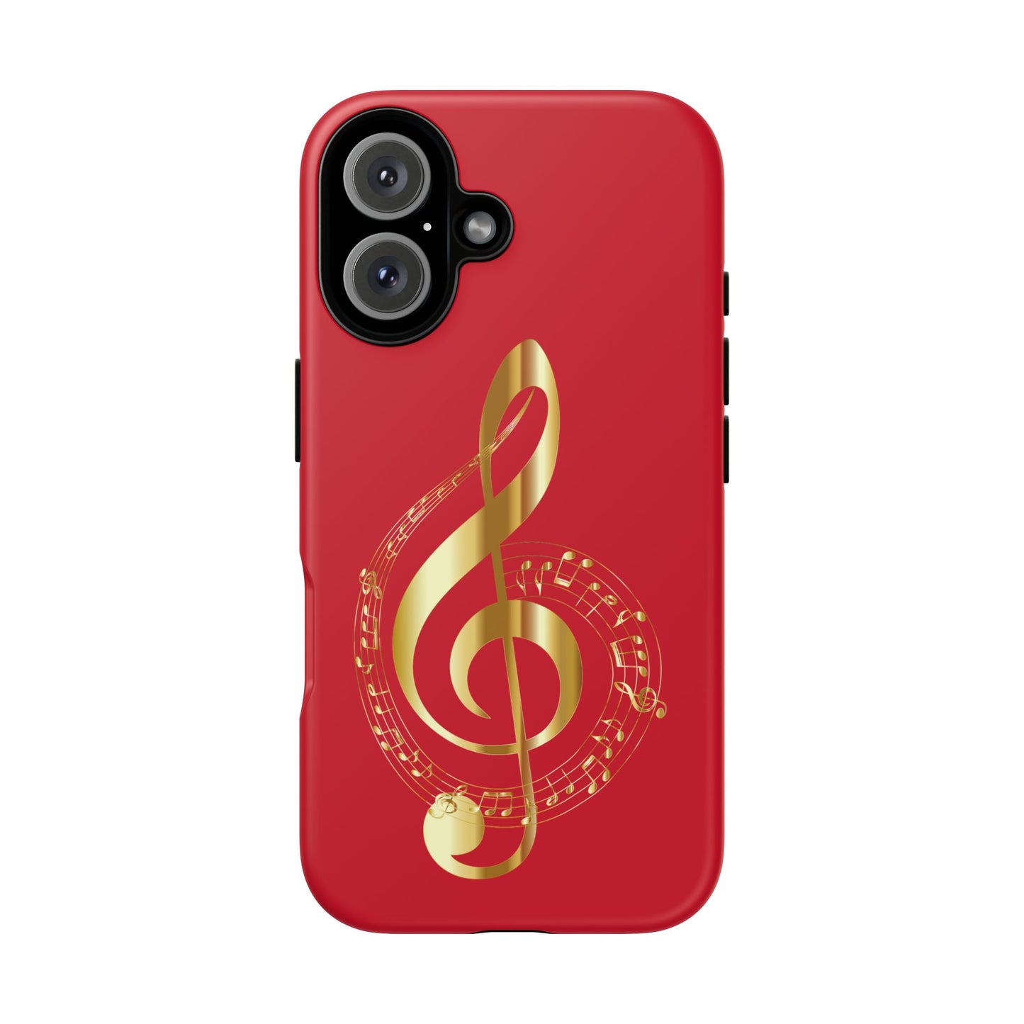 Tough Cases - Red Musical Note
