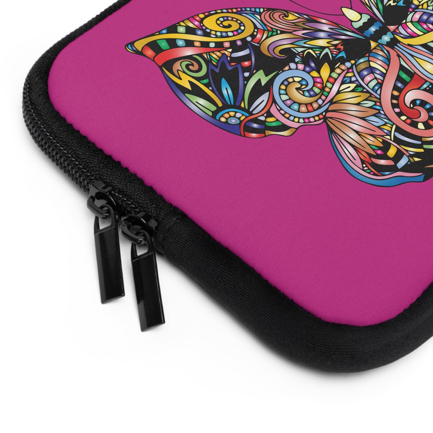 Colorful Butterfly Laptop Sleeve | Stylish Computer Case, Tech Accessories, Gift for Students, Back to School, Vibrant Design