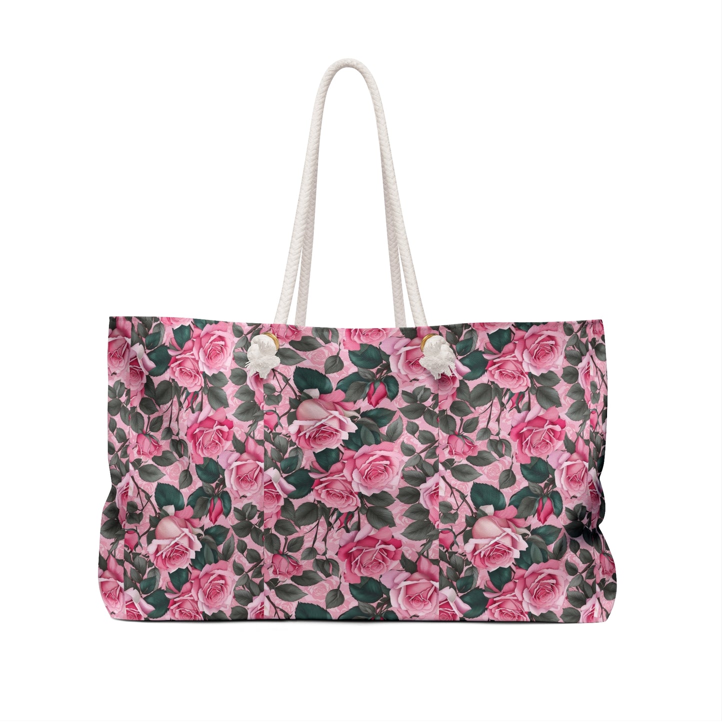 Floral Weekender Bag - Stylish Overnight Tote, Travel Bag, Weekend Getaway Bag, Floral Design, Gift for Her