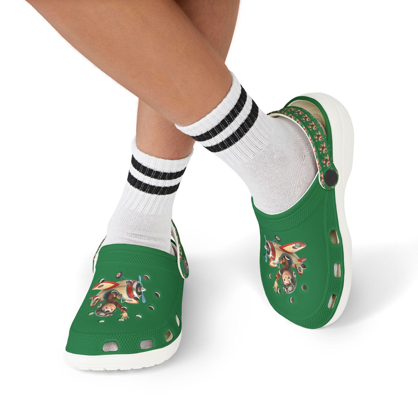 Kid's Fun Foam Clogs - Playful Aviation Theme, Lightweight Slip-On Shoes for Kids, Perfect for Summer Play, Beach Trips, and Outdoor [...]