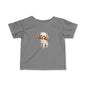 Cute Puppy Infant Tee, Baby T-Shirt, Newborn Gift, Toddler Tee, Dog Lover Baby Clothes