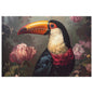 Vibrant Toucan Jigsaw Puzzle with Tin - Bird Lovers Gift, Home Decor, Family Activity, Tropical Art, Unique Presents