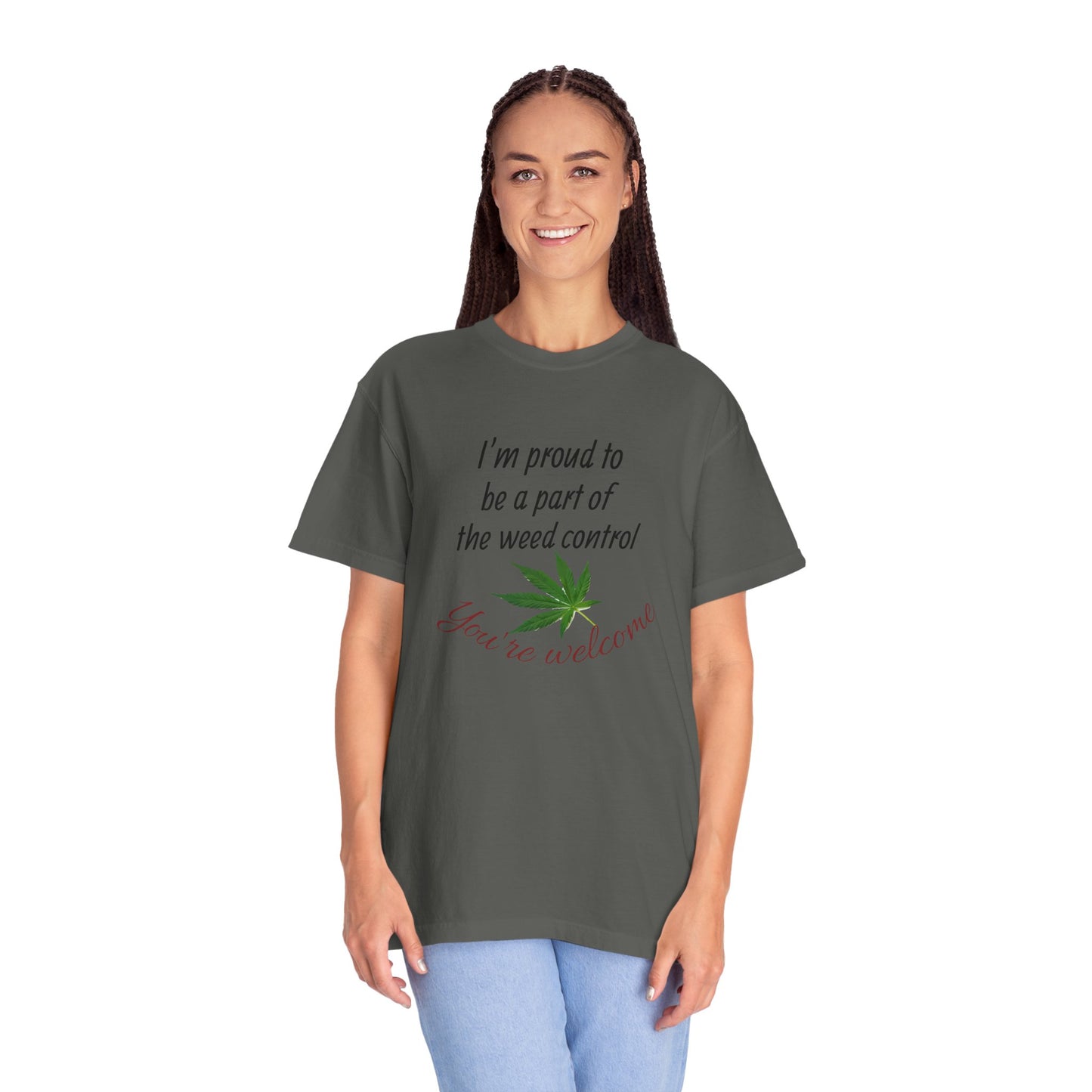 Proud Weed Control Unisex T-shirt, Cannabis Enthusiast Gift, Stoner Humor Tee, Eco-Friendly Apparel, Perfect for 420 Celebrations