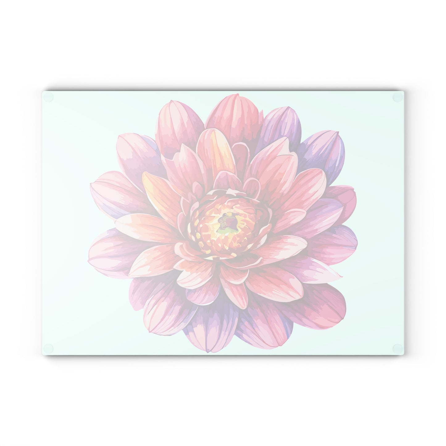 Floral Glass Cutting Board, Kitchen Decor, Housewarming Gift, Mother's Day Present, Cooking Accessories, Meal Prep Essential