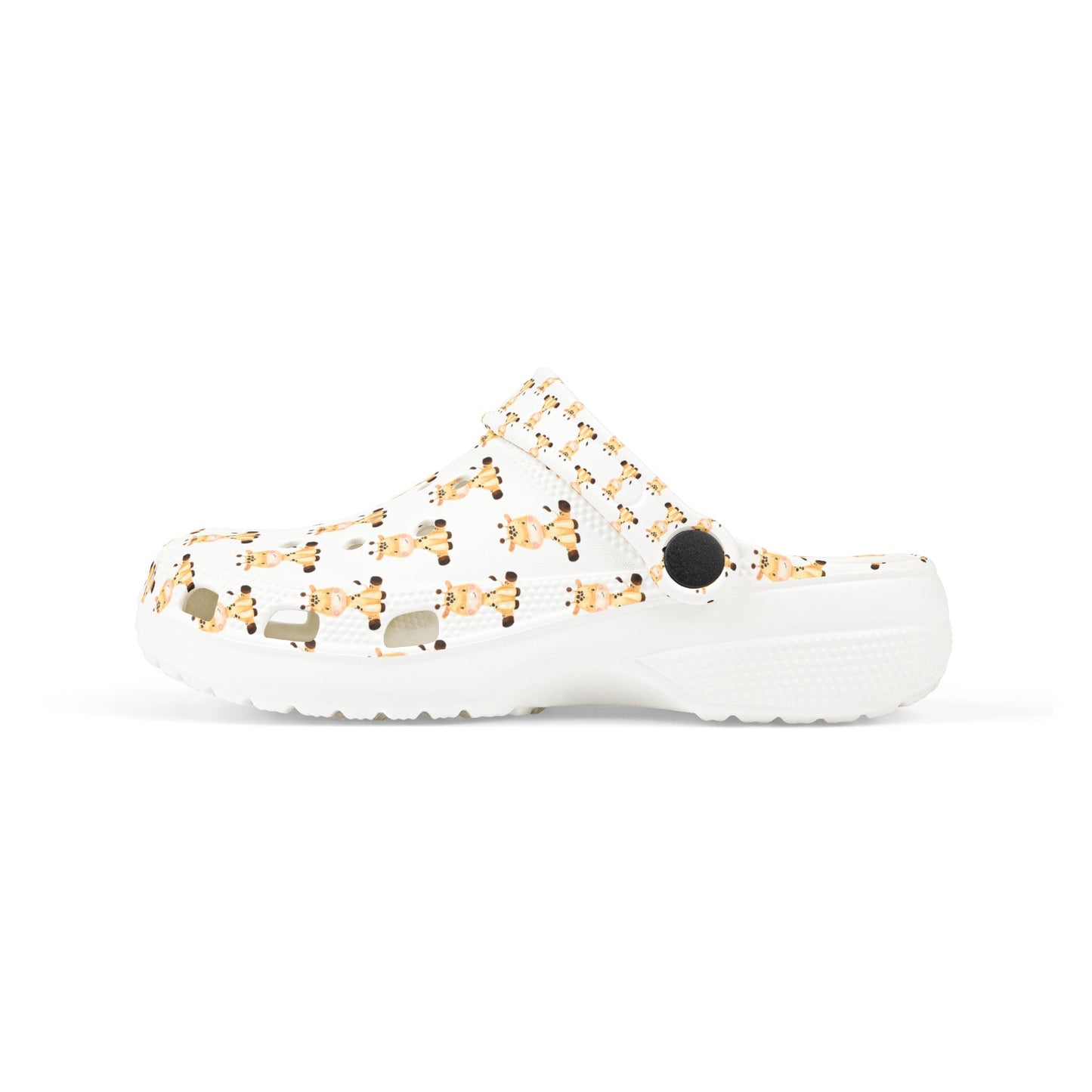 Kids Giraffe Print EVA Foam Clogs — Cute Animal Slip-On Sandals for Toddlers & Little Kids