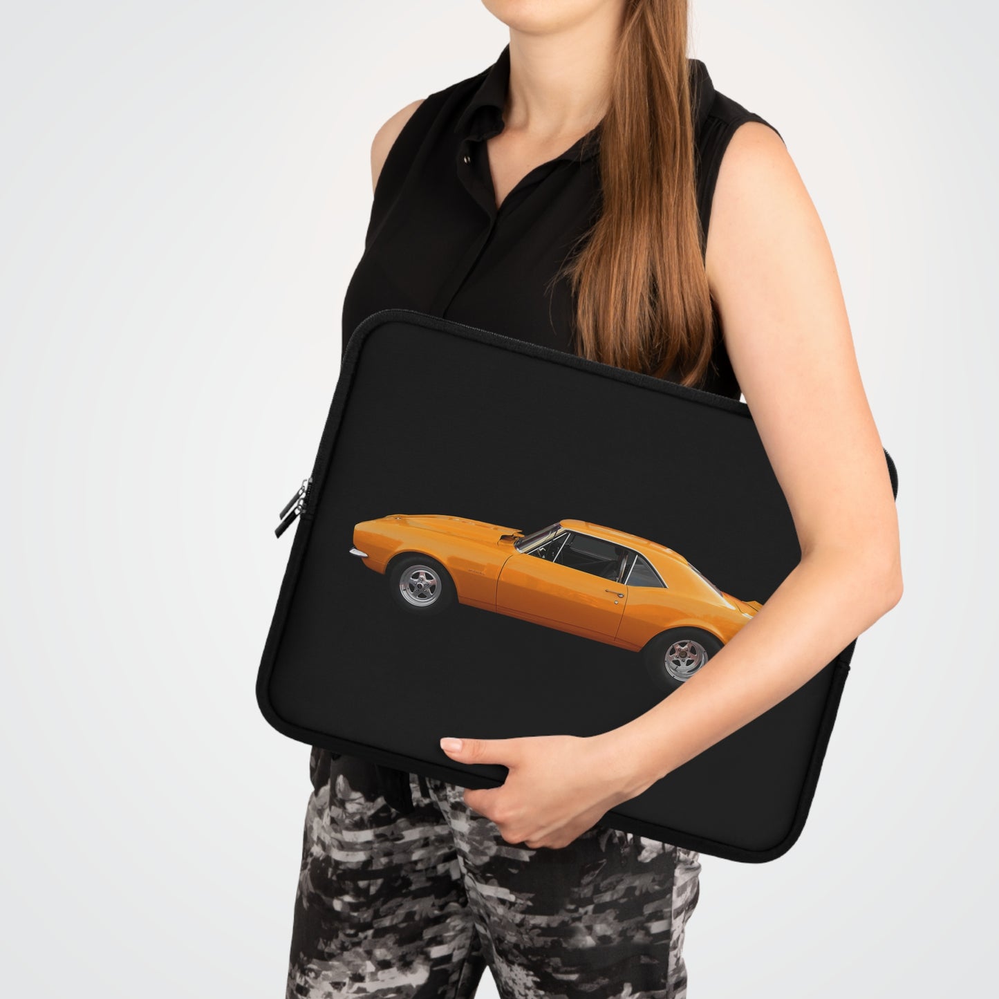 Orange Classic Car Laptop Sleeve, Vintage Car Design Case, Stylish Computer Bag, Perfect Gift for Car Enthusiasts, Office Supplies, [...]