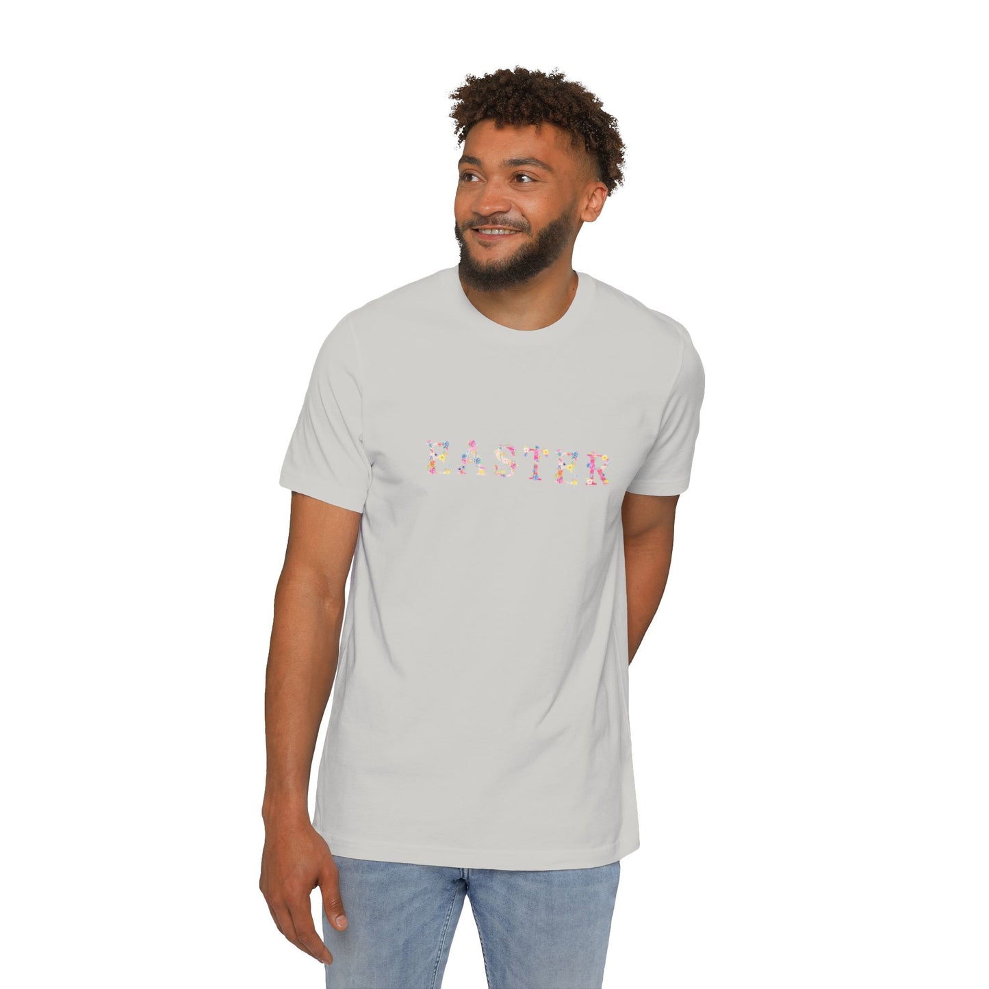 Easter Floral T-Shirt, Spring Tee, Unisex Jersey Shirt, Holiday Apparel, Spring Celebration Top