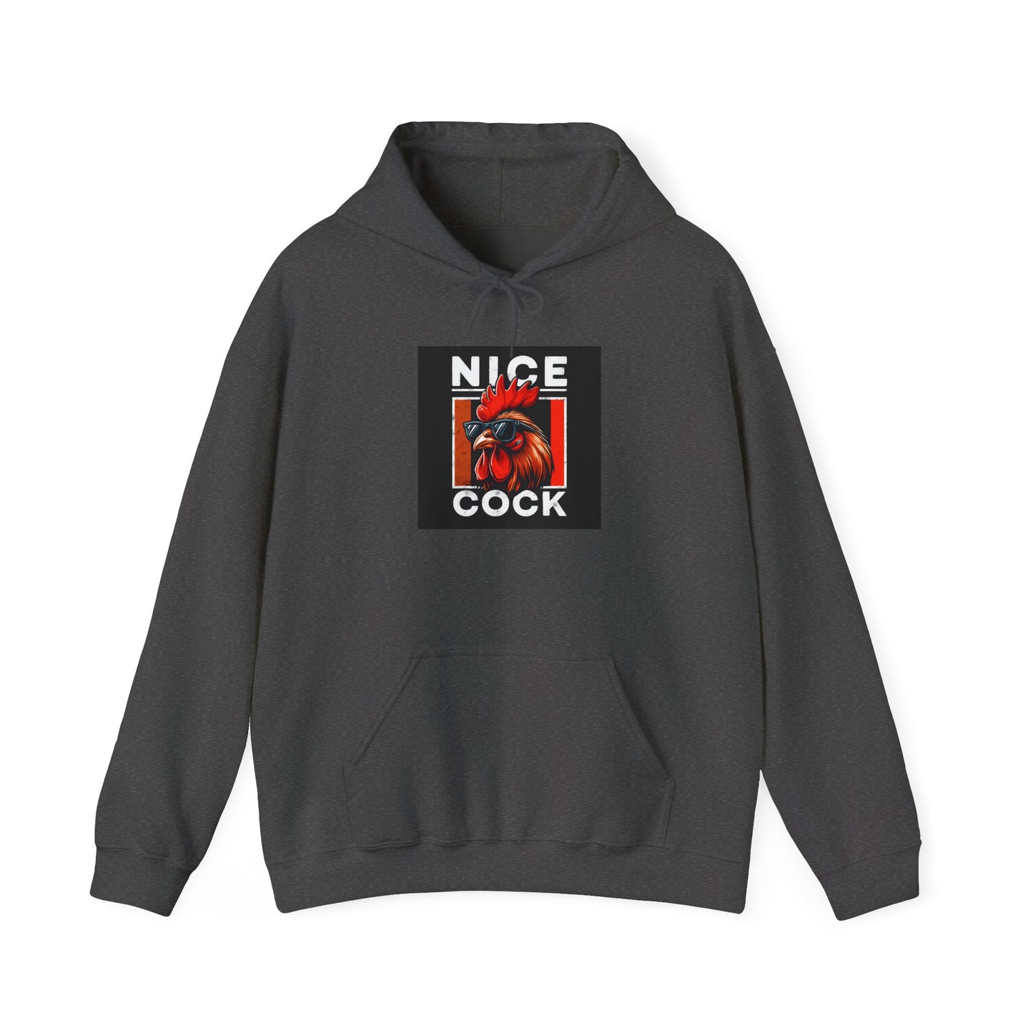 Rooster Graphic Hoodie – "Nice Cock" Bold Farmhouse Pullover