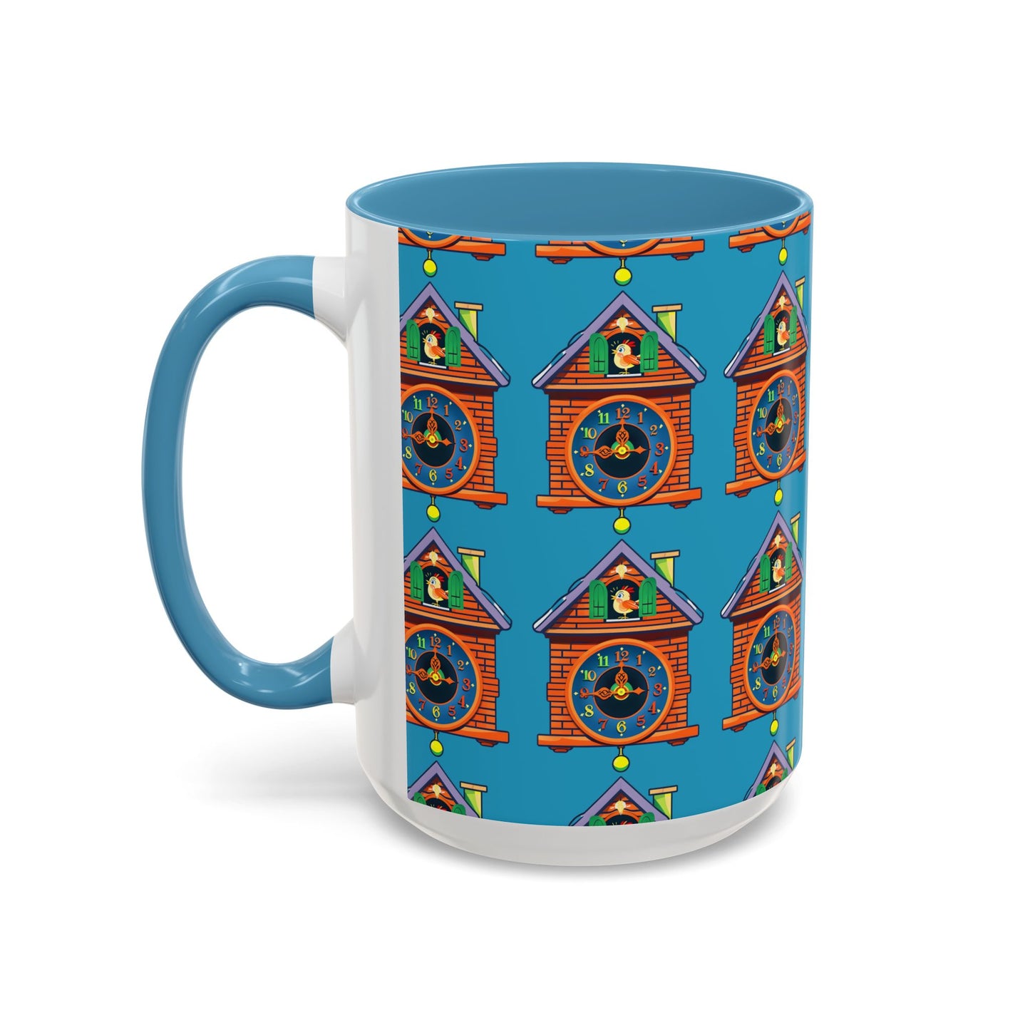 Whimsical Clock House Coffee Mug Unique Gift for Home Decor