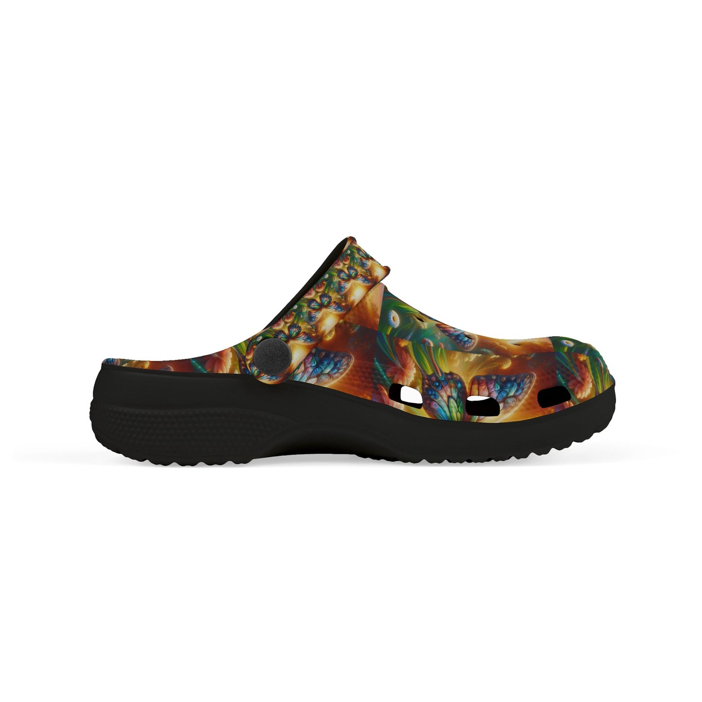 Colorful Butterfly Clogs for Kids - Fun Summer Footwear, Garden Play Shoes, Gift for Children, Holiday Essentials, Everyday Comfort