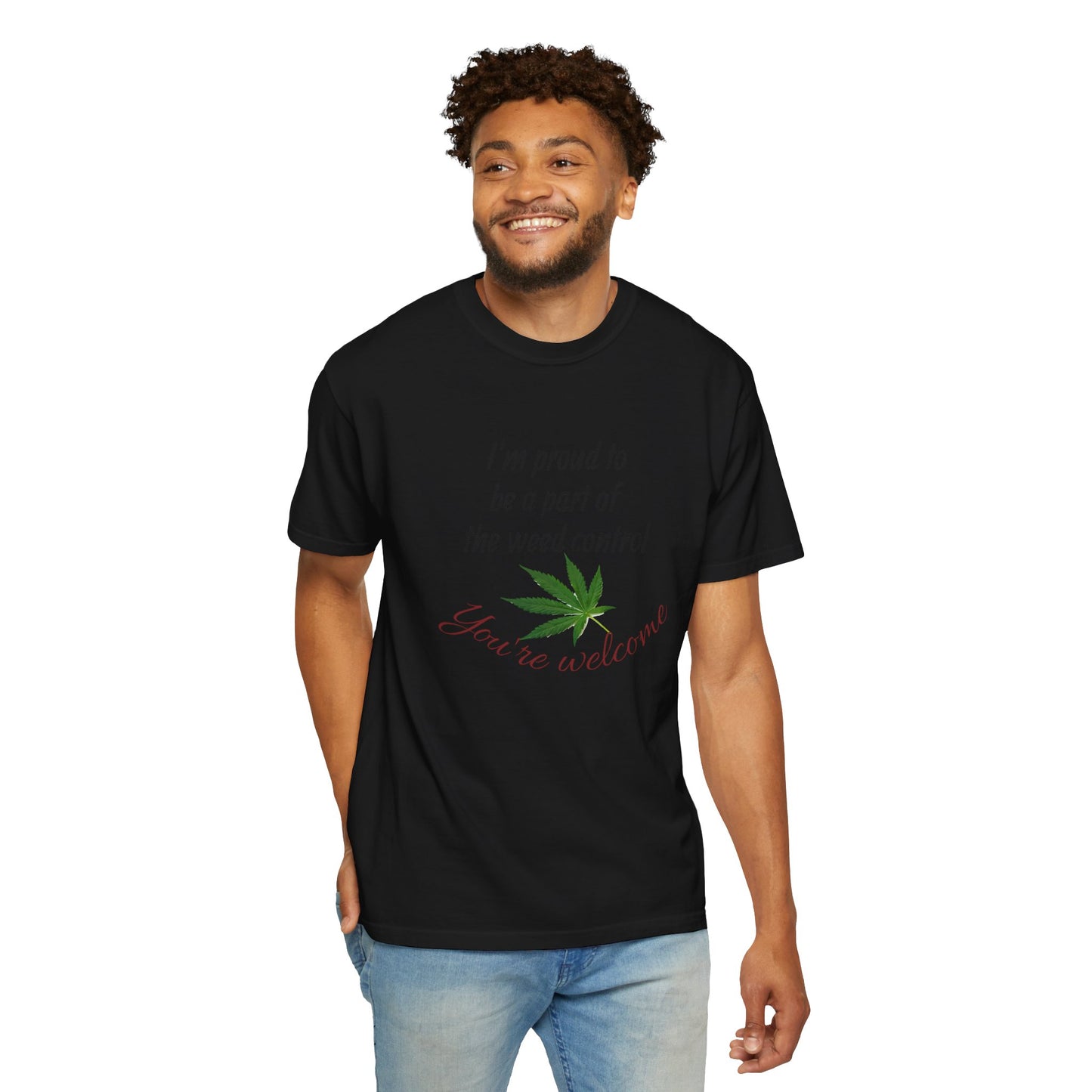 Proud Weed Control Unisex T-shirt, Cannabis Enthusiast Gift, Stoner Humor Tee, Eco-Friendly Apparel, Perfect for 420 Celebrations