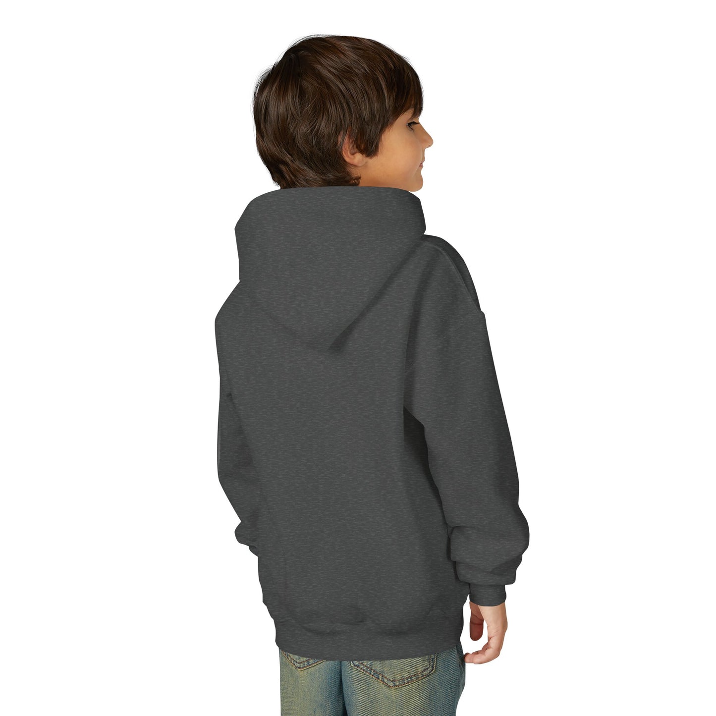 Cute Anime Girl & Puppy Youth Hoodie — Kawaii Kids Pullover for Anime Fans