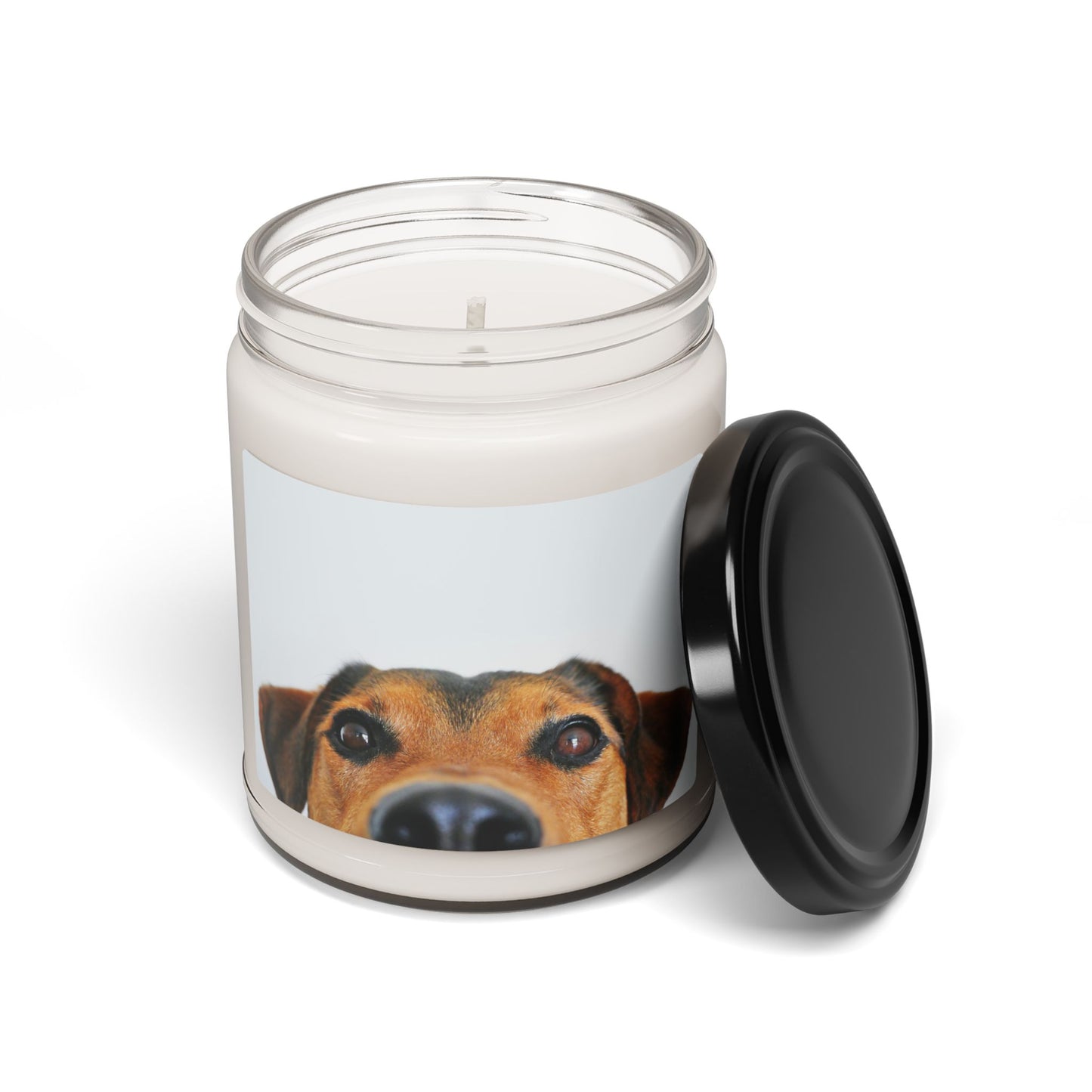 Cute Dog Face Scented Soy Candle, Pet Lover Gift