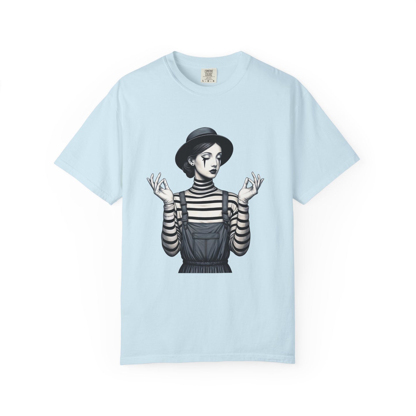 Gothic Striped Graphic Unisex T-Shirt, Edgy Casual Wear