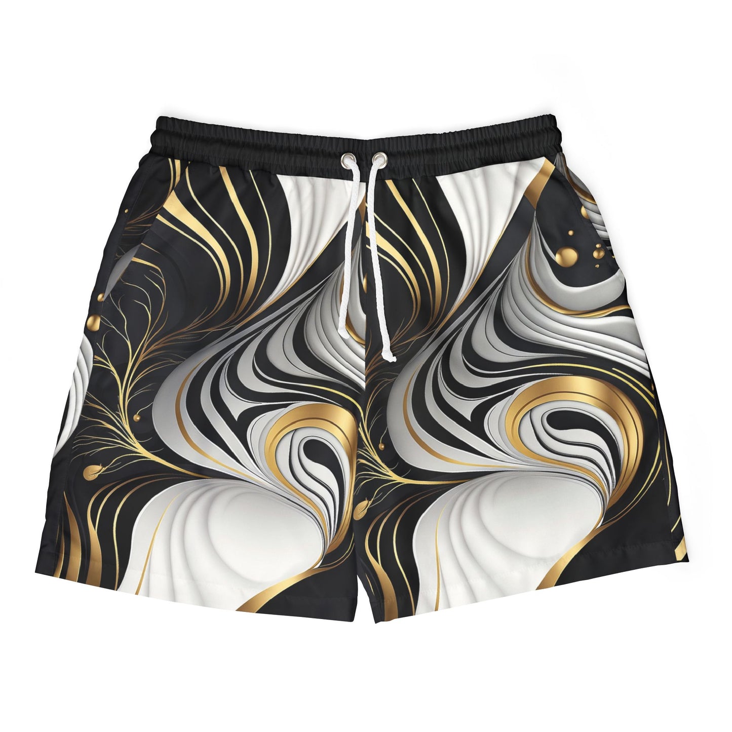 Stylish Unisex Swim Shorts, Trendy Beachwear, Summer Swim Trunks, Unique Pool Shorts, Fun Gift for Holidays
