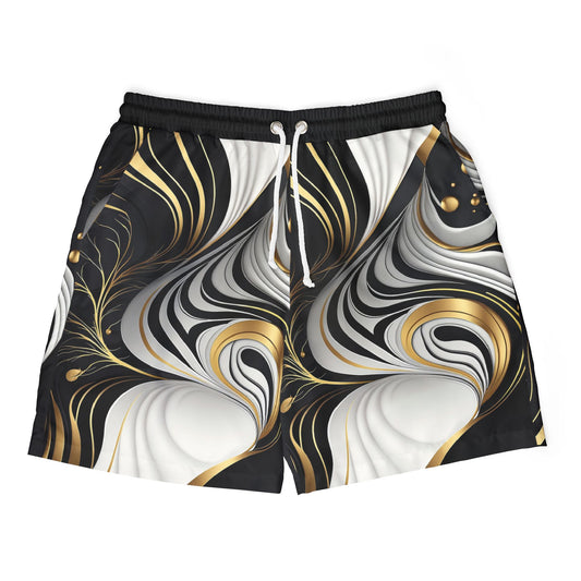 Stylish Unisex Swim Shorts, Trendy Beachwear, Summer Swim Trunks, Unique Pool Shorts, Fun Gift for Holidays