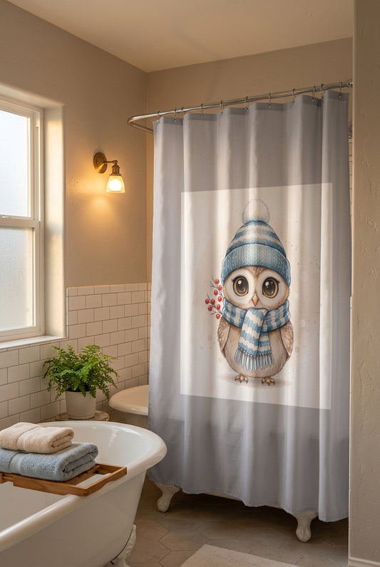 Owl Shower Curtain