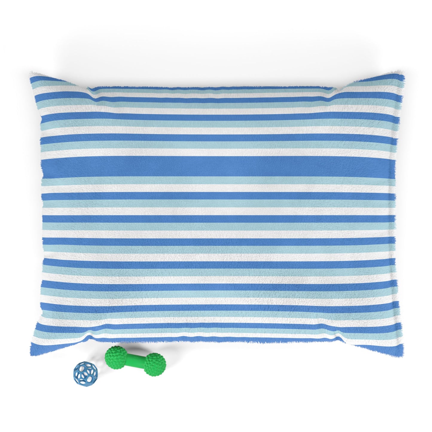 Cozy Coastal Striped Pet Bed | Soft Pet Cushion for Dogs & Cats, Dog Bed, Cat Bed, Striped Pet Pillow, Indoor Pet Furniture