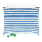 Cozy Coastal Striped Pet Bed | Soft Pet Cushion for Dogs & Cats, Dog Bed, Cat Bed, Striped Pet Pillow, Indoor Pet Furniture