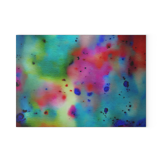 Vibrant Glass Cutting Board, Colorful Kitchen Décor, Unique Gift for Home Chefs, Modern Kitchen Accessory, Artsy Kitchenware, Bright [...]