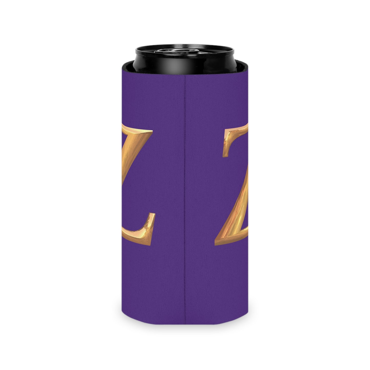 Stylish Monogram Z Can Cooler | Personalized Gift, Party Favor, Tailgate Gear, Outdoor Events, Custom Drink Holder