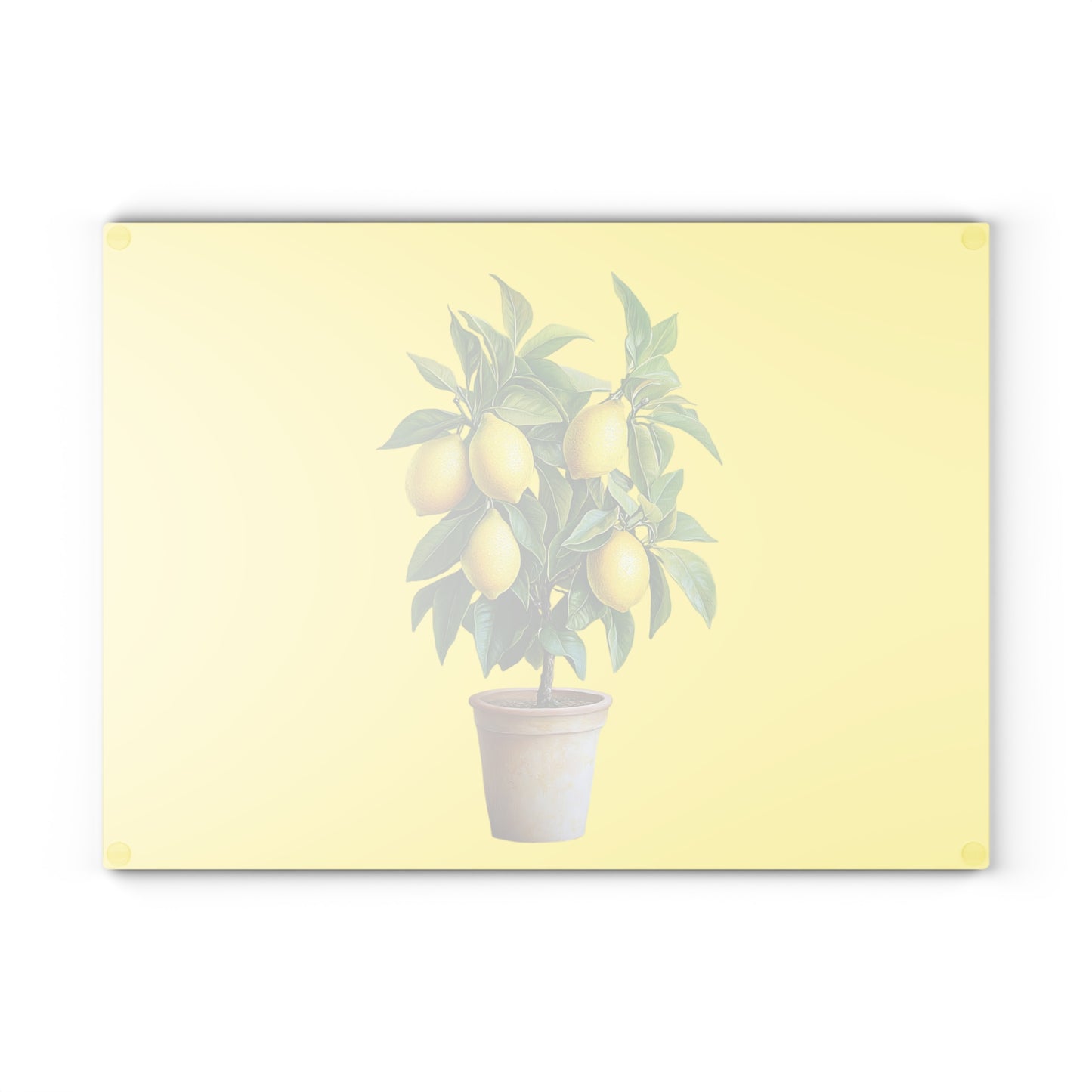 Lemon Tree Glass Cutting Board, Kitchen Decor, Culinary Gift, Cooking Essentials, Housewarming Gift, Home Chef Accessory