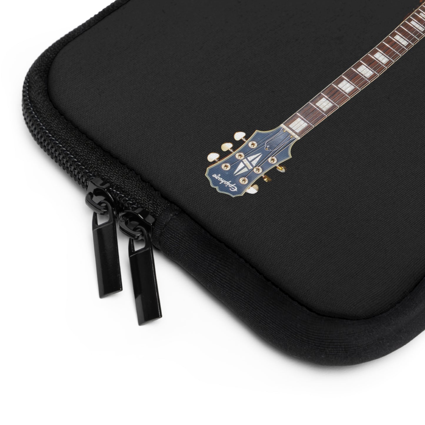 Guitar Lover's Laptop Sleeve - Musician Gift, Rock n Roll Accessory, Personalized Laptop Case, Unique Tech Bag, Music Themed Gift
