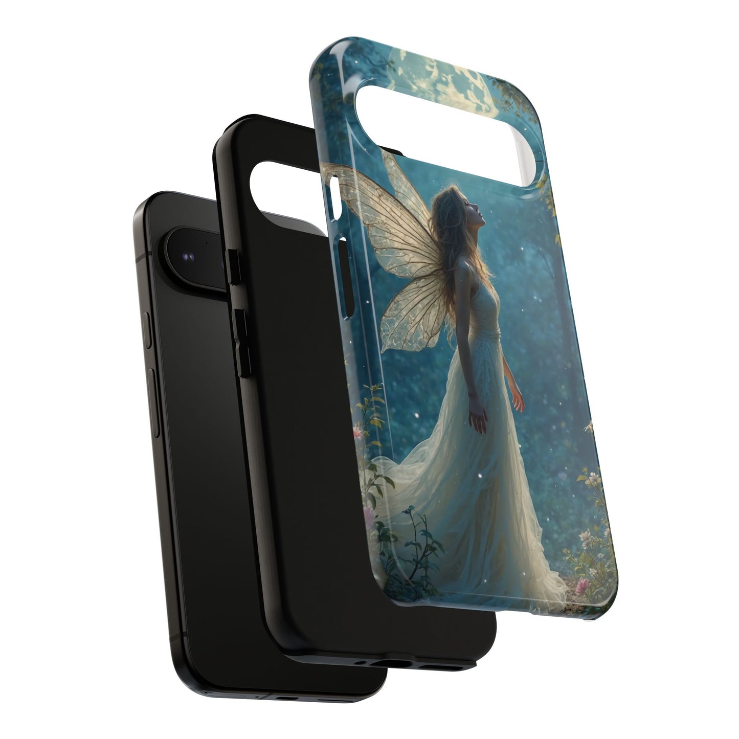 Fairy Moon Phone Case | Tough Cases for Nature Lovers, Fantasy Gift, Boho Phone Accessory, Ethereal Aesthetic, Magical Design