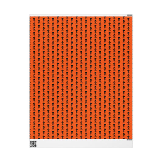 Spooky Halloween Wrapping Paper, Festive Gift Wrap, Pumpkin Design, Halloween Party Supplies, Unique Gift Wrap Ideas