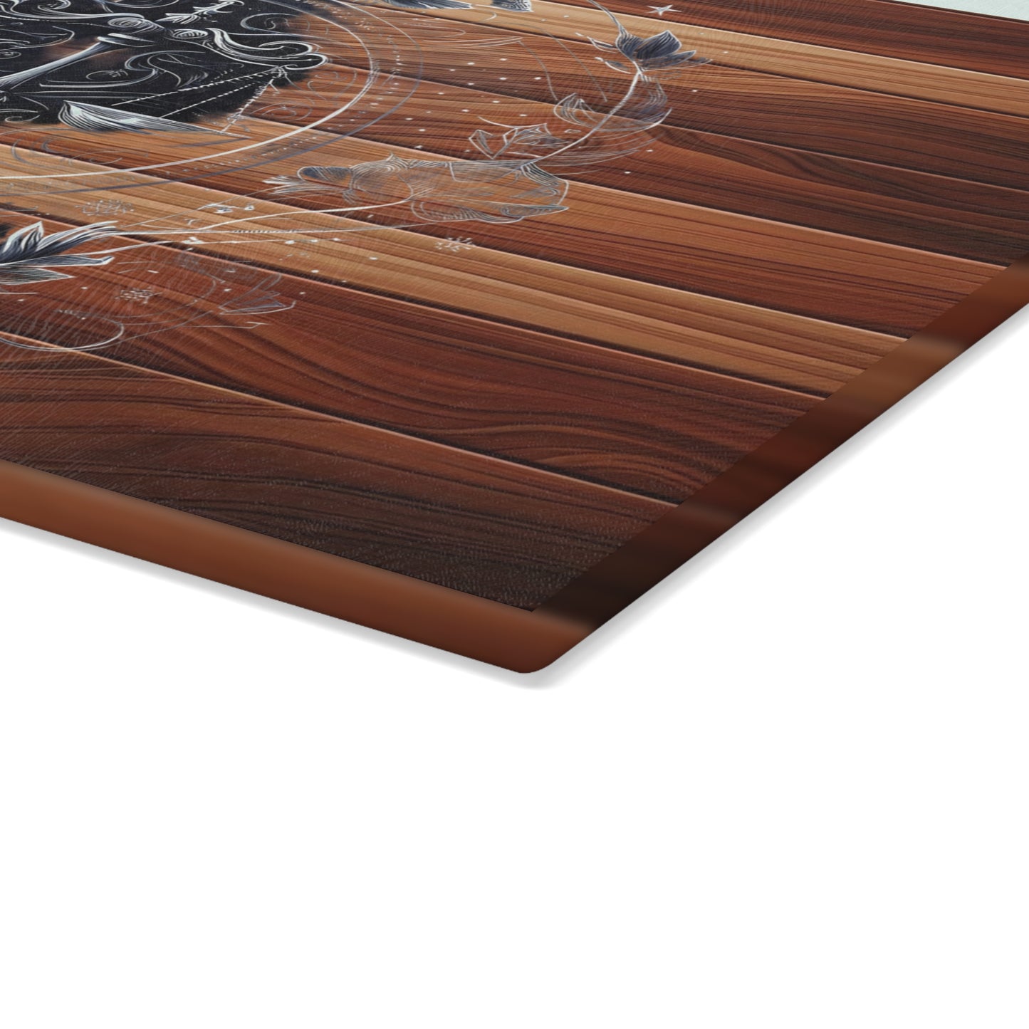 Elegant Law Theme Glass Cutting Board - Perfect for Gifts, Home Decor, Kitchenware, Legal Professionals, Housewarming
