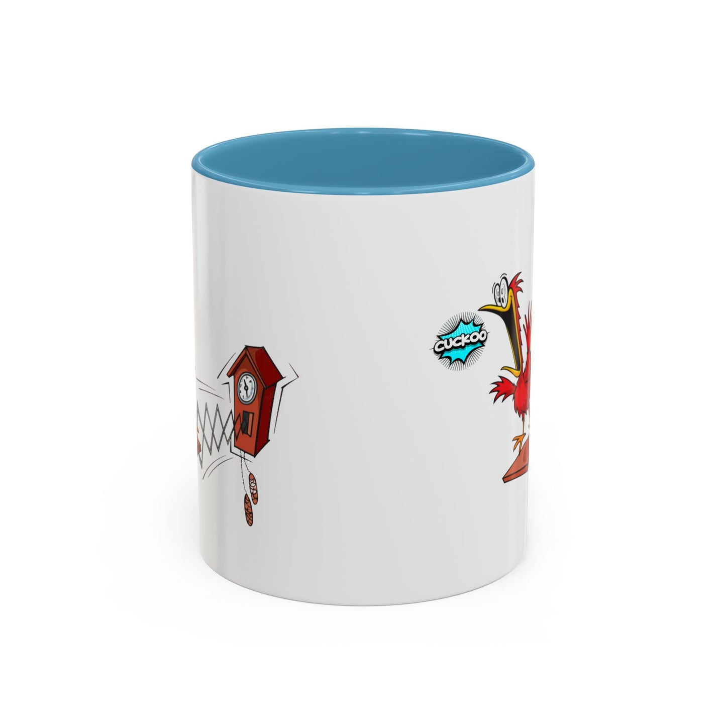 Whimsical Cuckoo Coffee Mug, Fun Gift for Bird Lovers
