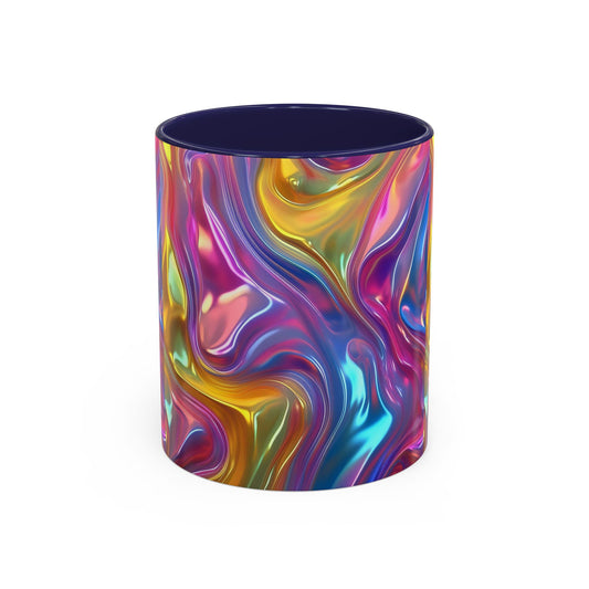 Colorful Marble Accent Coffee Mug - Perfect for Art Lovers, Gift for Coffee Enthusiasts, Home Decor, Brighten Your Morning