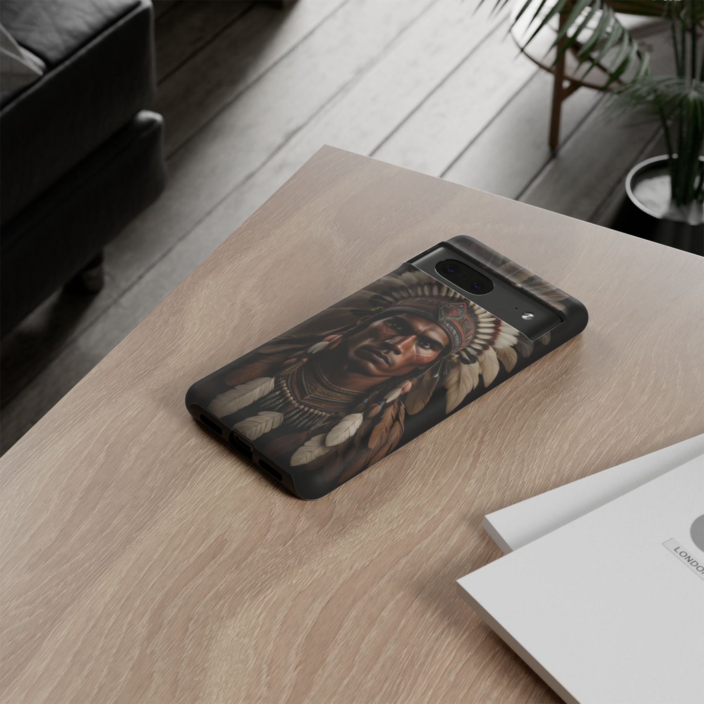 Native American Art Phone Case, Strong Culture Design, Unique Gift for Him or Her, Tough Cases, Customizable Protector, Tribal Style