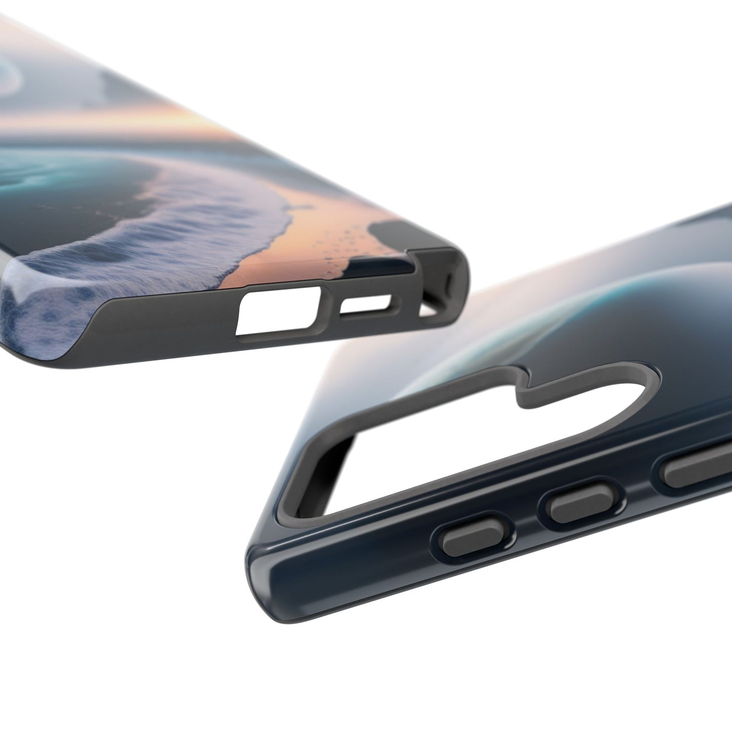 Galaxy Ocean Phone Case — Surreal Planet Beach Tough Case
