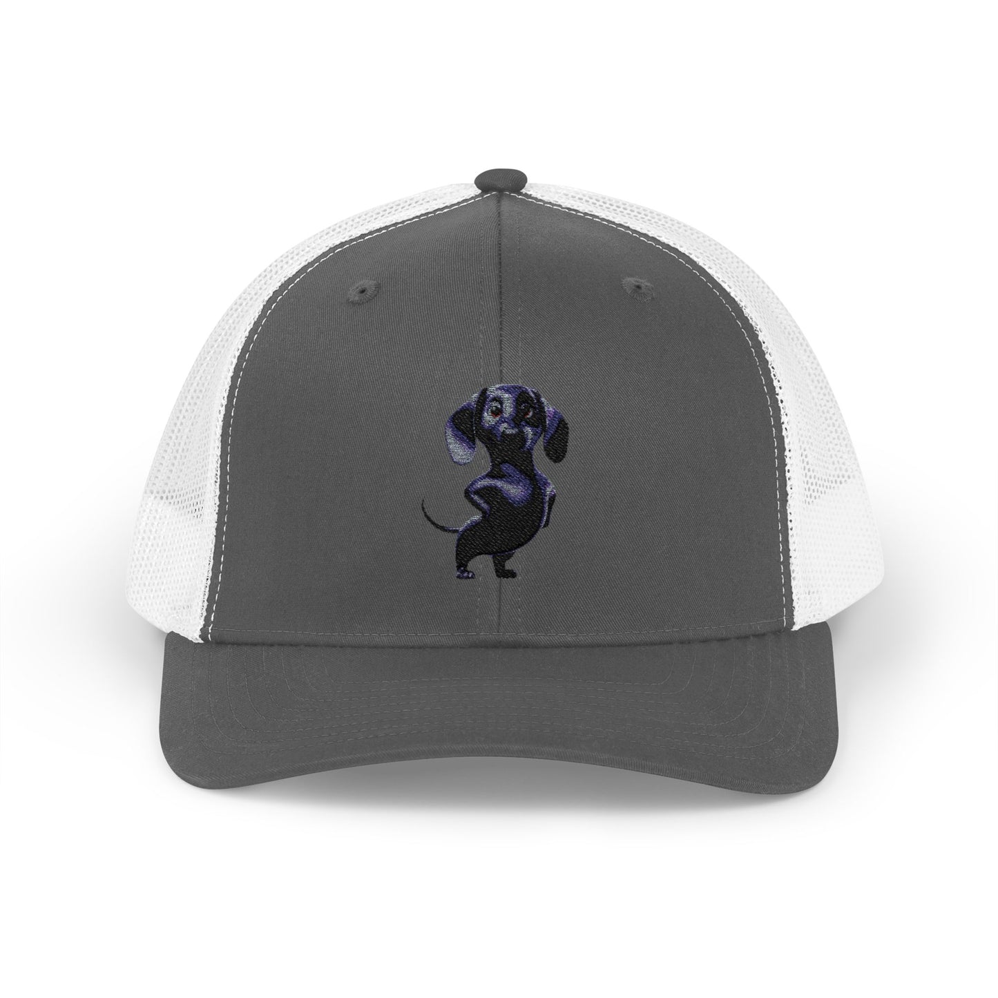 Dachshund Galaxy Trucker Cap – Embroidered Space Sausage Dog Snapback