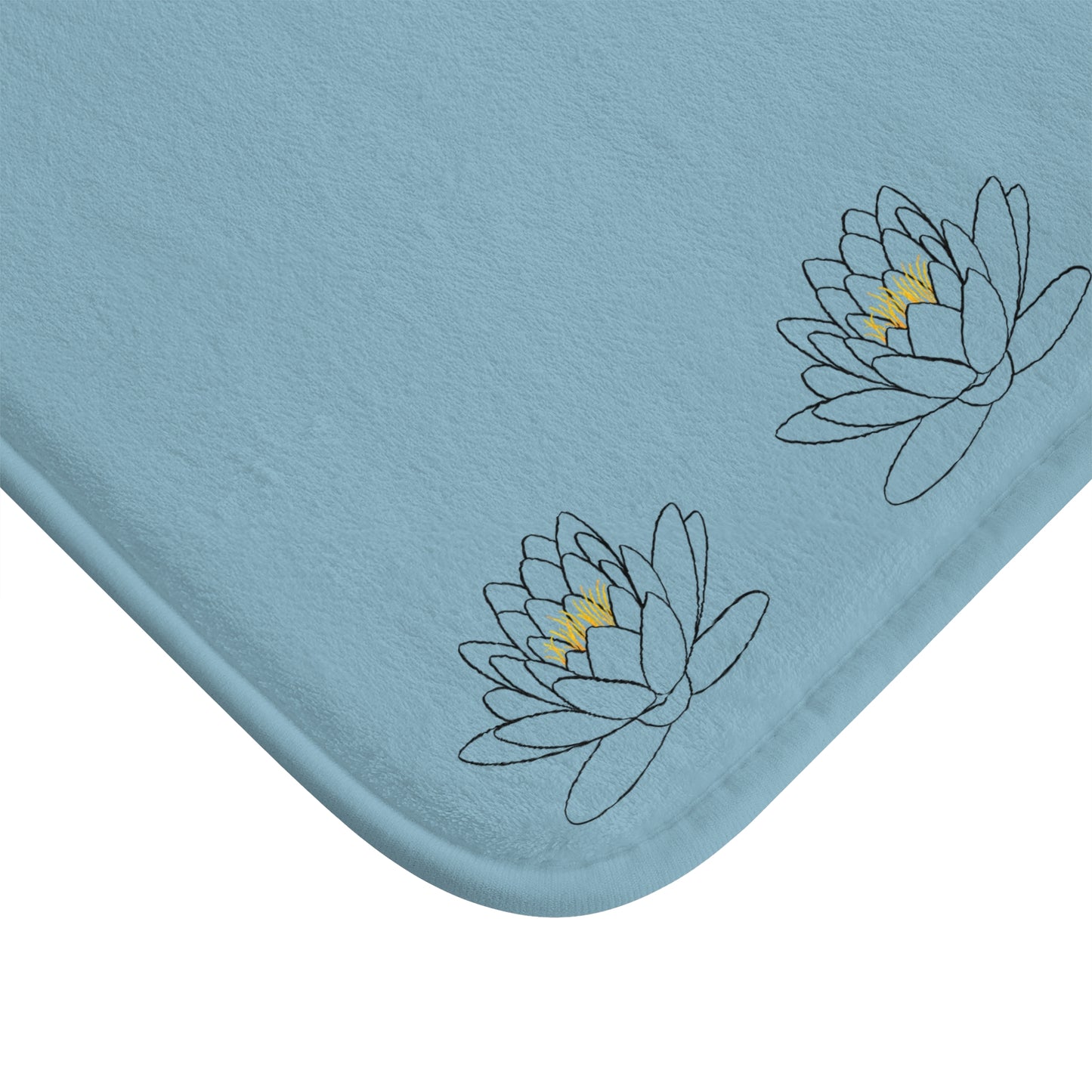 Tranquil Lotus Bath Mat - Spa Vibe, Bathroom Decor, Home Relaxation, Gift for Her, Yoga Accessories