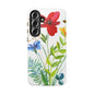 Floral Watercolor Tough Phone Case — Wildflower Bouquet Protective Cover