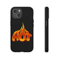 Stylish Phone Case, Hot Flames Design, Gift for Teens, Trendy Accessory, Protective Cover, Unique Phone Case