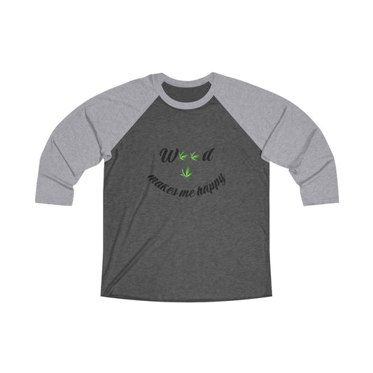Unisex Tri-Blend 3\4 Raglan Tee