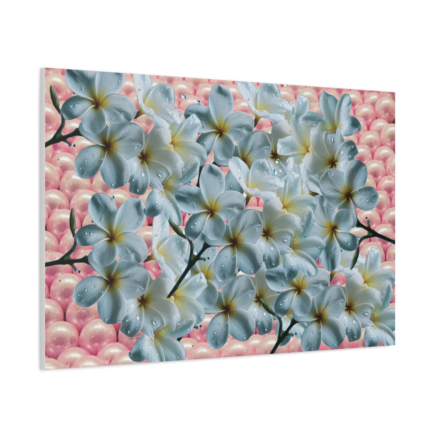 Floral Canvas Art Print - Elegant Home Decor, Botanical Wall Art, Gift for Her, Mother's Day Decoration, Vibrant Flower Artwork