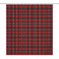 Red Plaid Shower Curtain