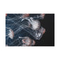 Jellyfish Swarm Matte Stretched Canvas