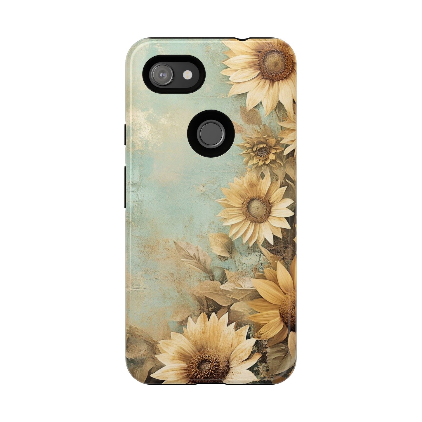 Sunflower Phone Case, Tough Shell Floral Cover, Nature Inspired Gift, Durable Protective Case, Perfect for Spring and Summer