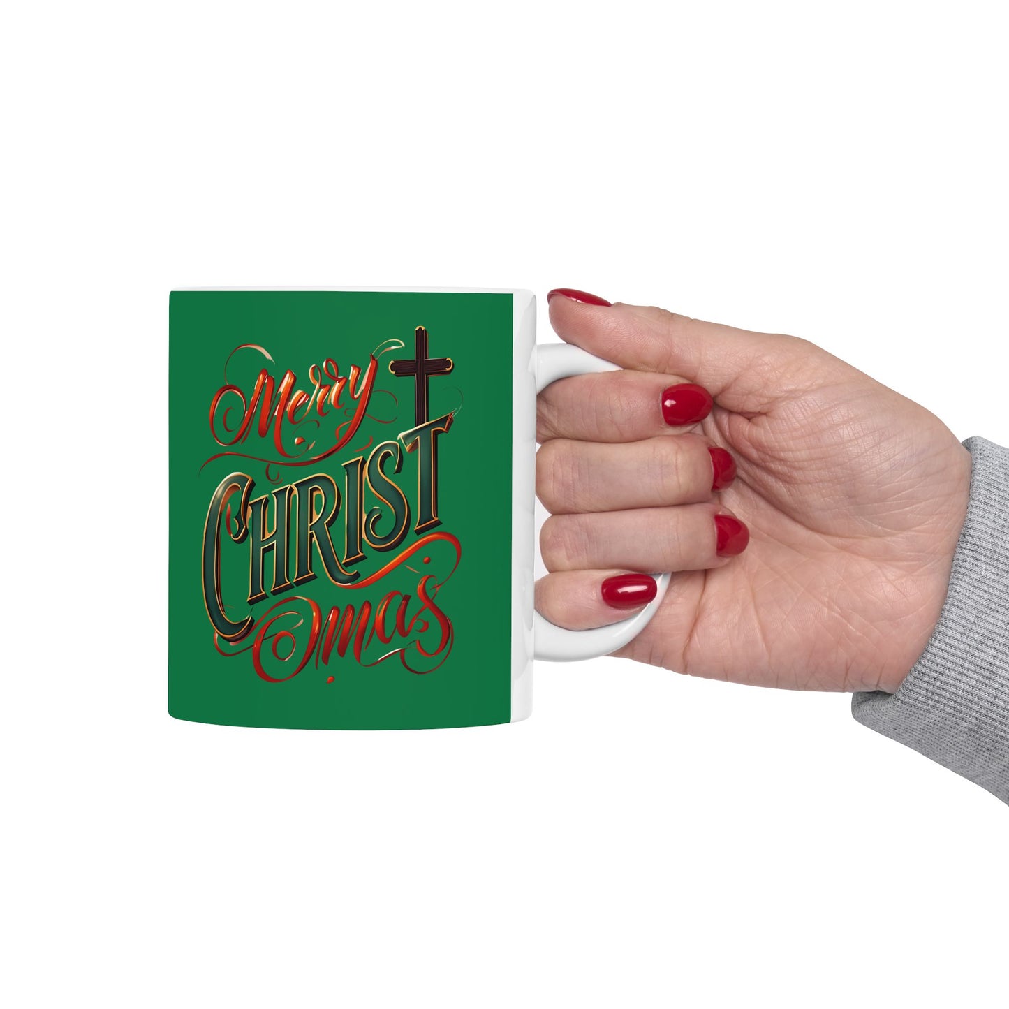 Christmas Ceramic Mug - Festive Holiday Drinkware, Perfect for Gifts, Coffee Lovers, Winter Cheer, Christmas Decor